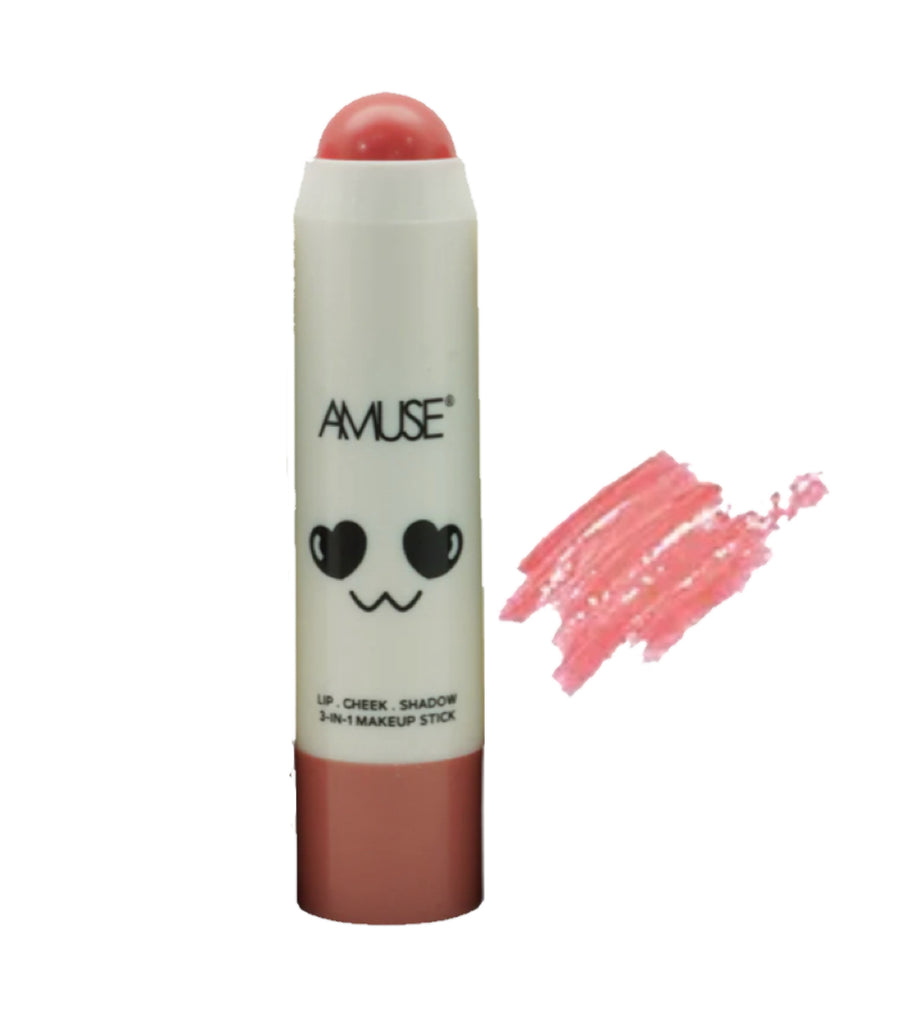 Rose Amuse 3 In 1 - Makeup Stick