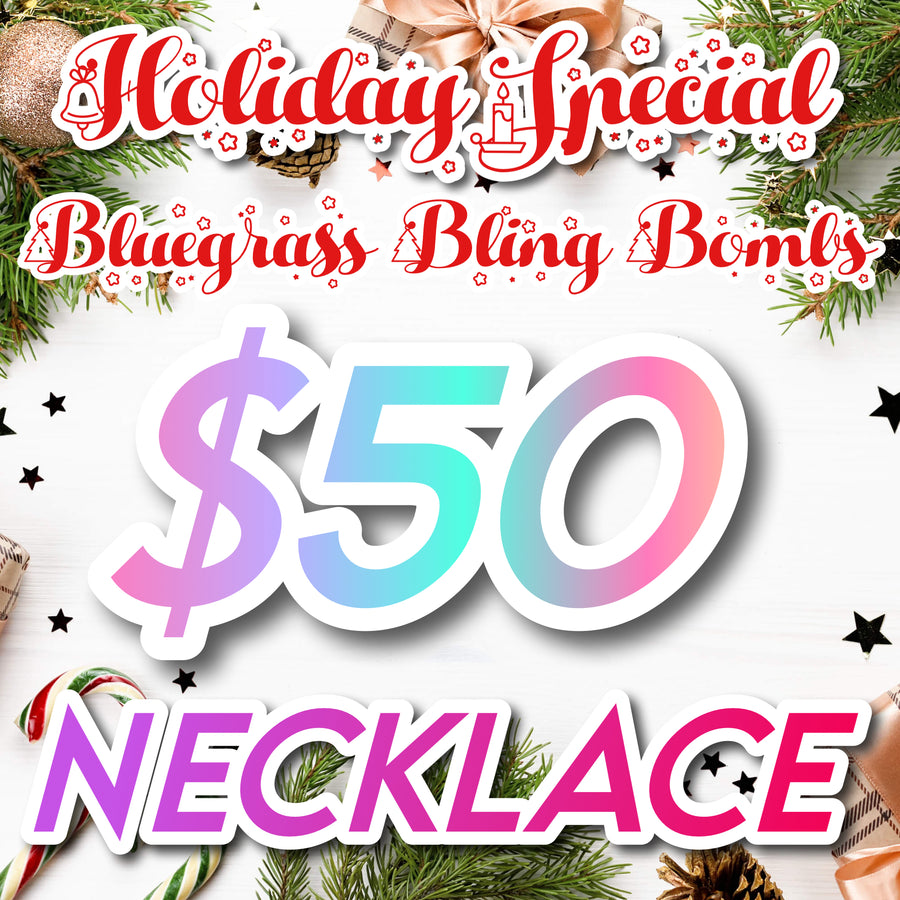 $50 Bling Bomb Necklace FINE Jewelry