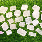 Natural White Calcite Crystal Cubes Nice Quality Healing Energy 1PC.