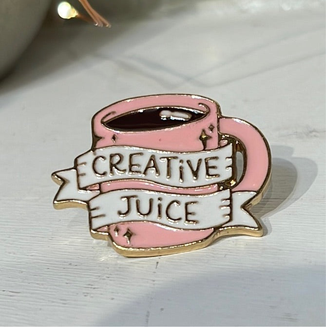 Creative “Juice” Novelty Pin