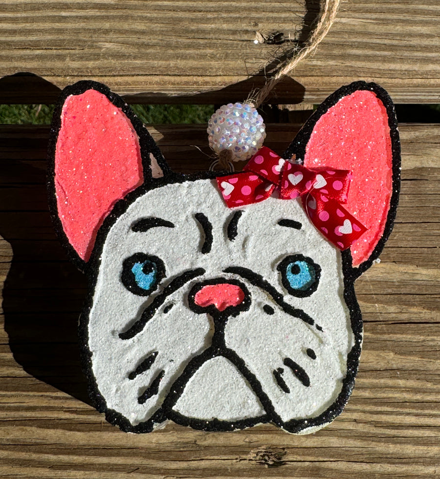 Frenchie ‘Pink Sangria’ Scented Freshie Air Freshener