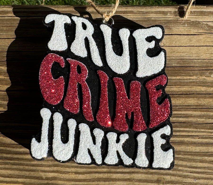 True Crime Junkie ‘Pink Sangria’ Scented Freshie Air Freshener