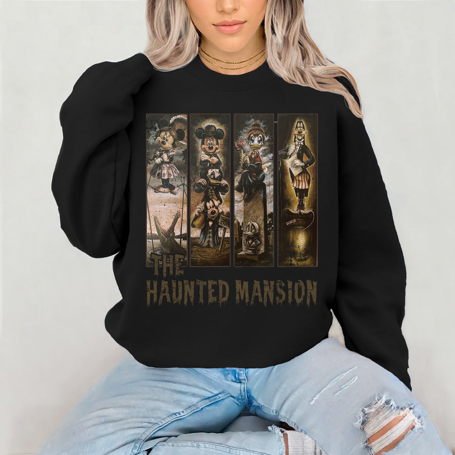 Haunted House Halloween Crewneck