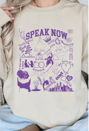 Speak Now Tracklist Unisex Sweatshirt