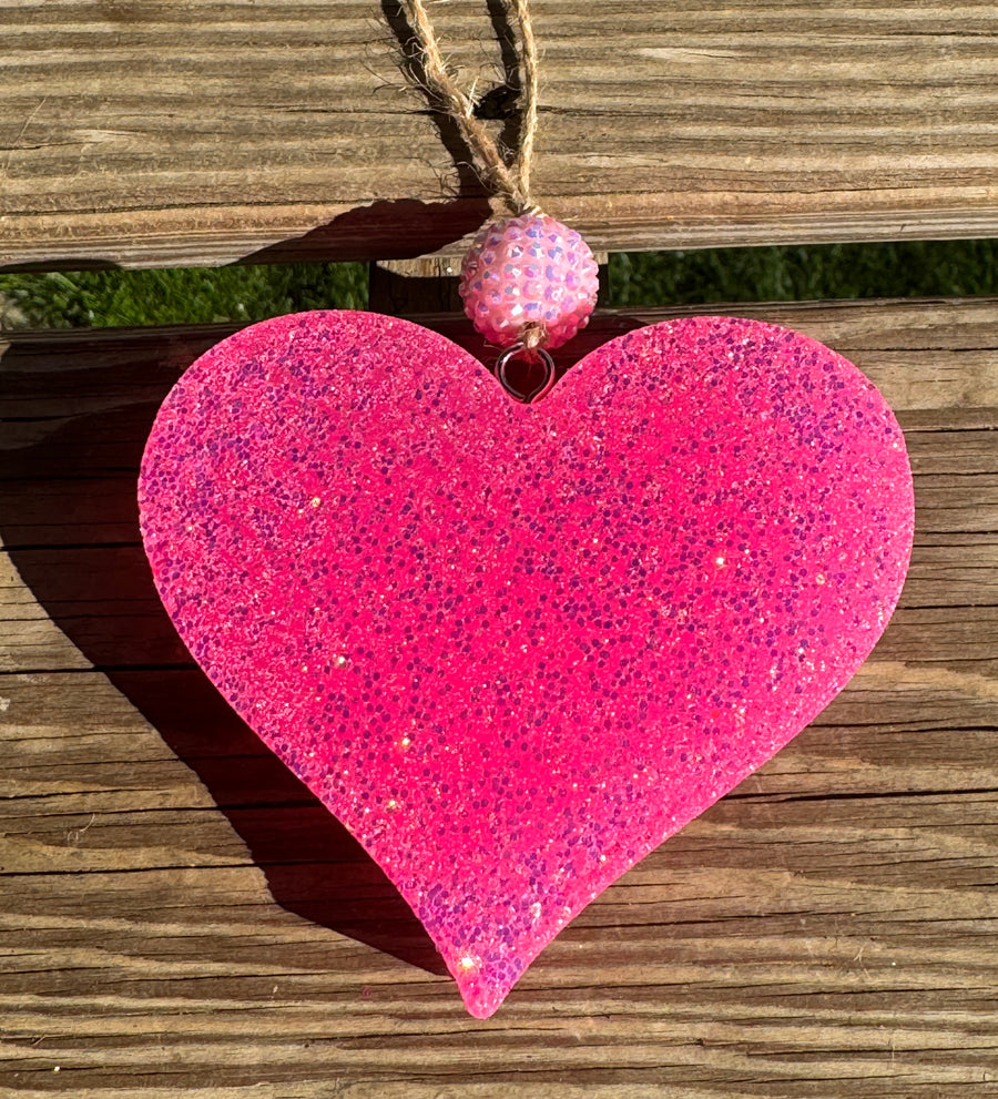 Heart ‘Pink Sangria’ Scented Freshie Air Freshener