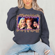 Cheetah Witches Halloween Crewneck