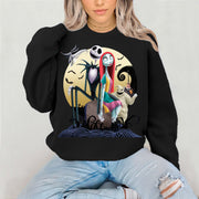 Skeleton Couple Halloween Crewneck