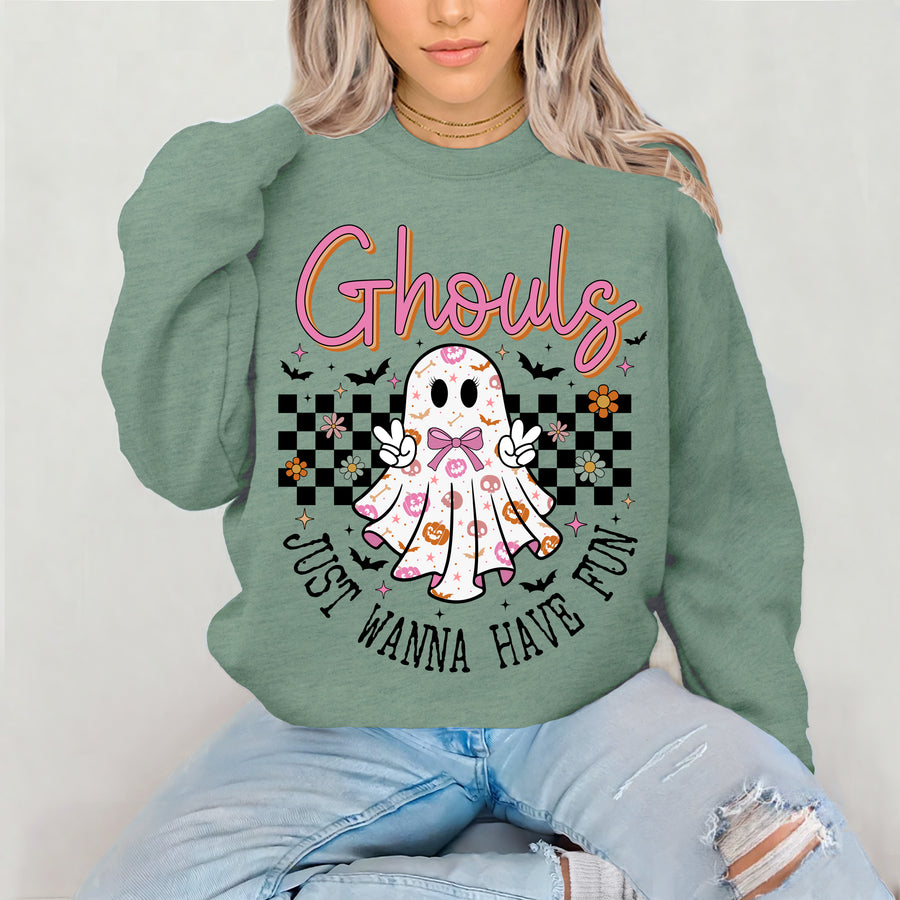 Just Wanna Have Fun Halloween Crewneck