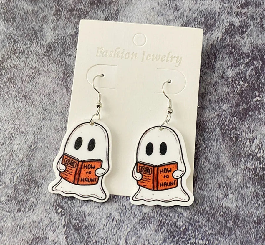 Spooky Reads Earrings