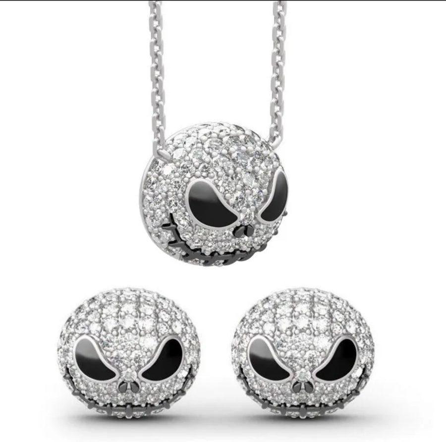 Jack Necklace &  Earrings Set