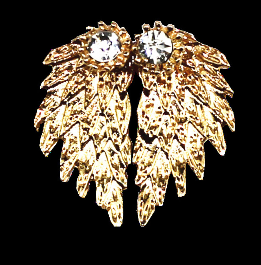 Angels Gold Double Sided Post Earring