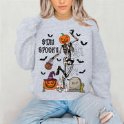 Spooky Skeleton Halloween Crewneck