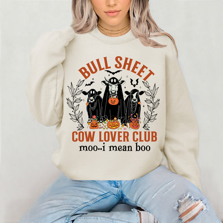 Cow Lover Halloween Crewneck