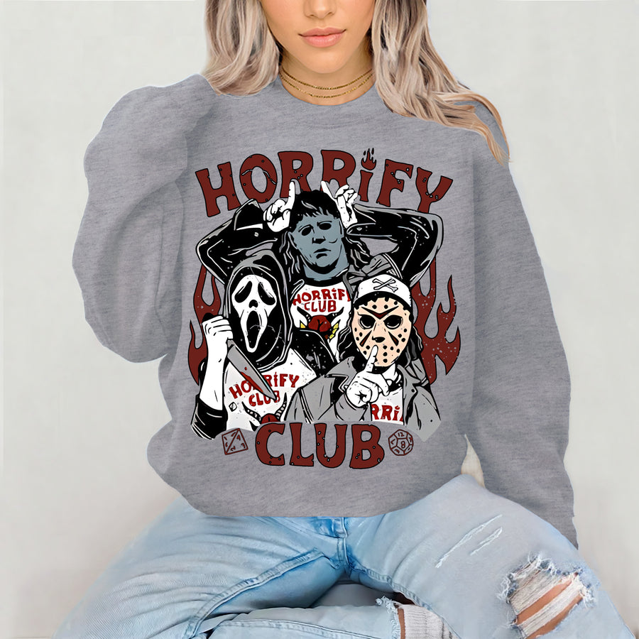 Horrify Club Halloween Crewneck