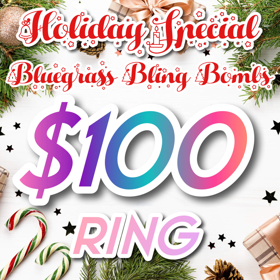 $100 Bling Bomb RING Fine Jewelry