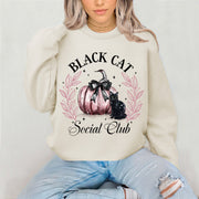 Black Cat Social Club Halloween Crewneck