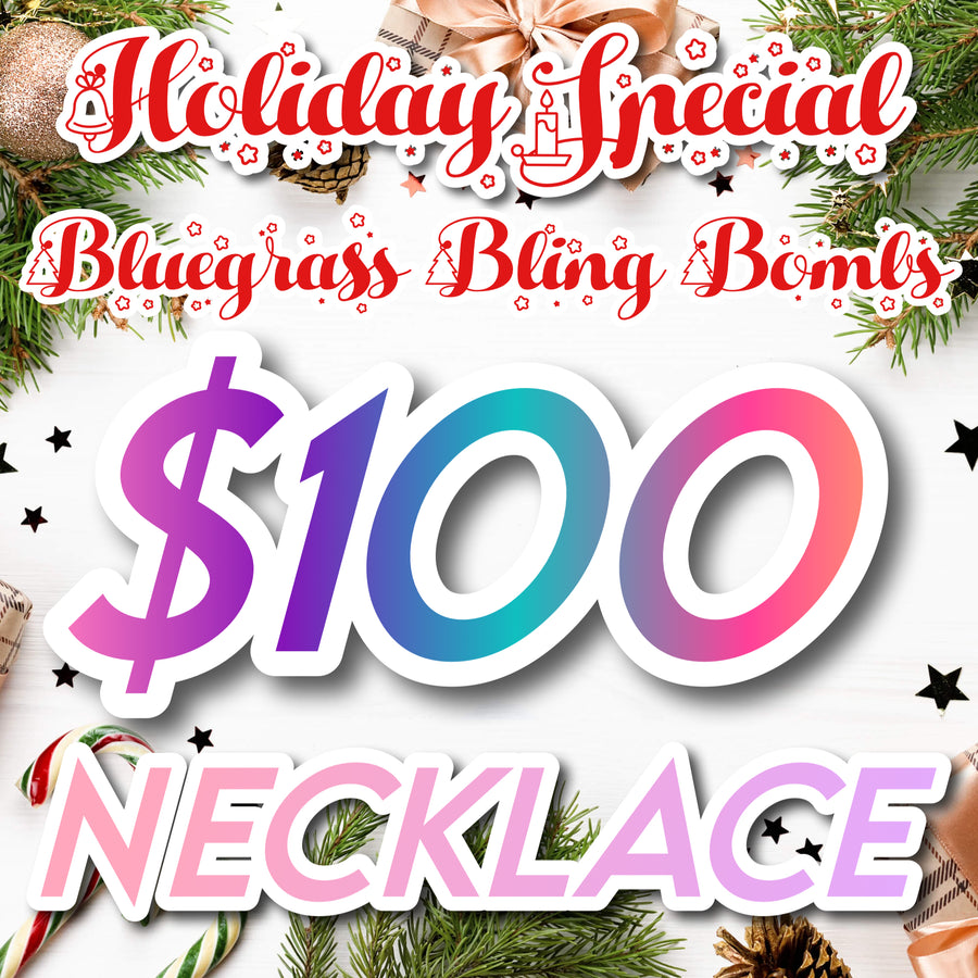$100 Bling Bomb Necklace FINE Jewelry