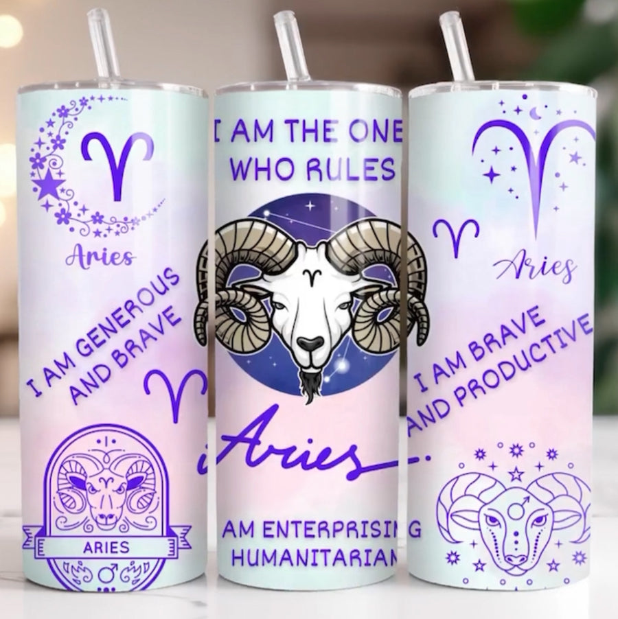 Aries Zodiac 20oz Tumbler