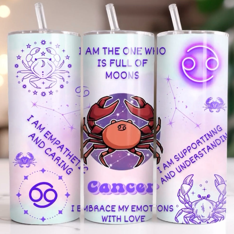 Cancer Zodiac 20oz Tumbler