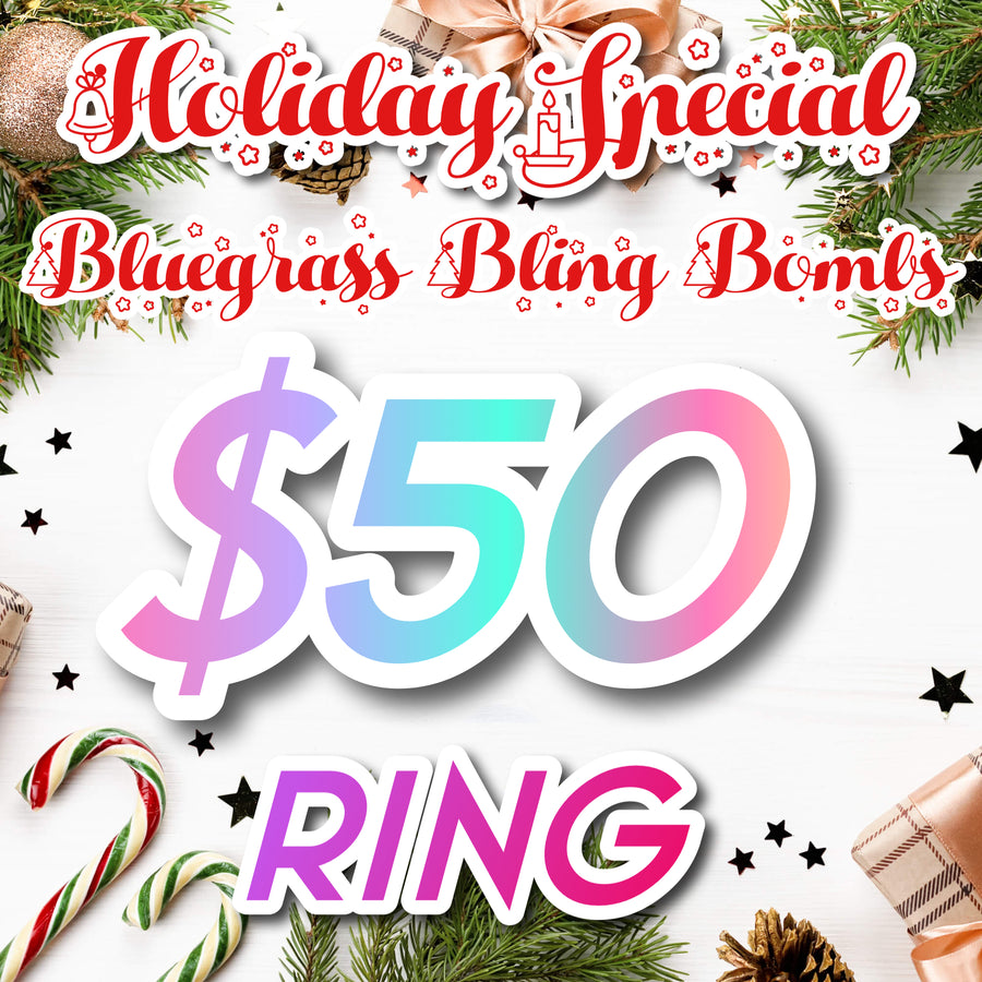 $50 Bling Bomb RING Fine Jewelry