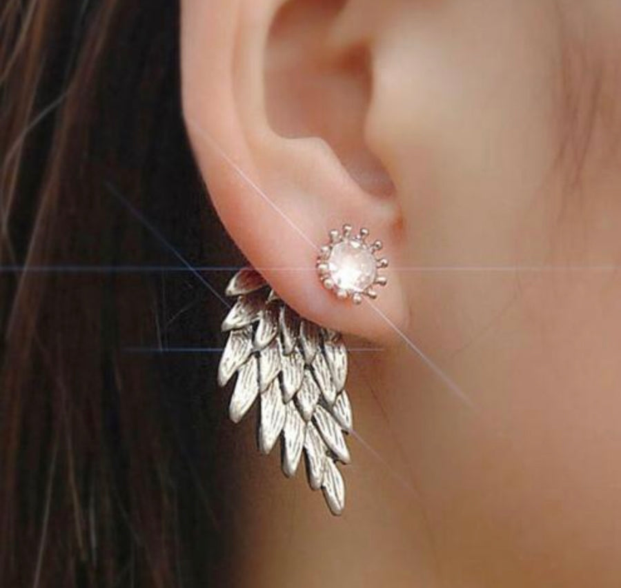 Angels. Double Sided Post Earring