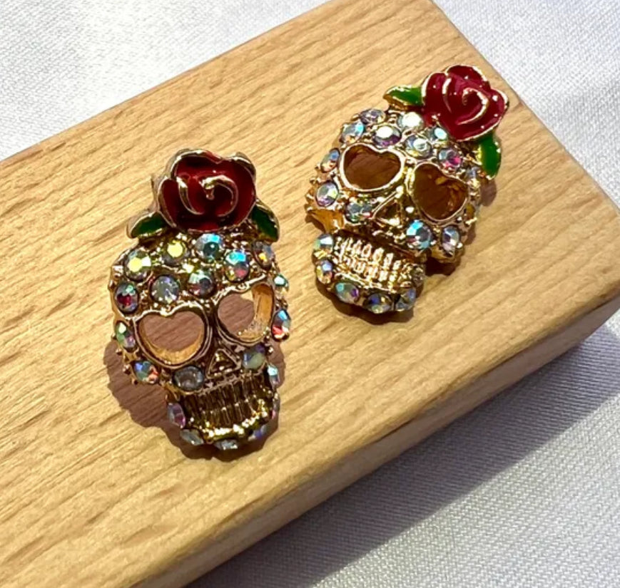 Skull Posts Earrings