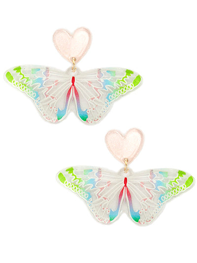 ‘Heart of the Butterfly’ Post Earrings
