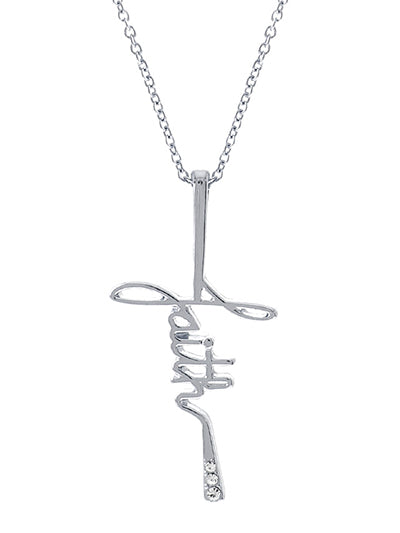 ‘My Faith’ Silver Necklace