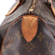 Authentic Louis Vuitton Speedy 25 in Monogram Canvas and Vachetta Leather