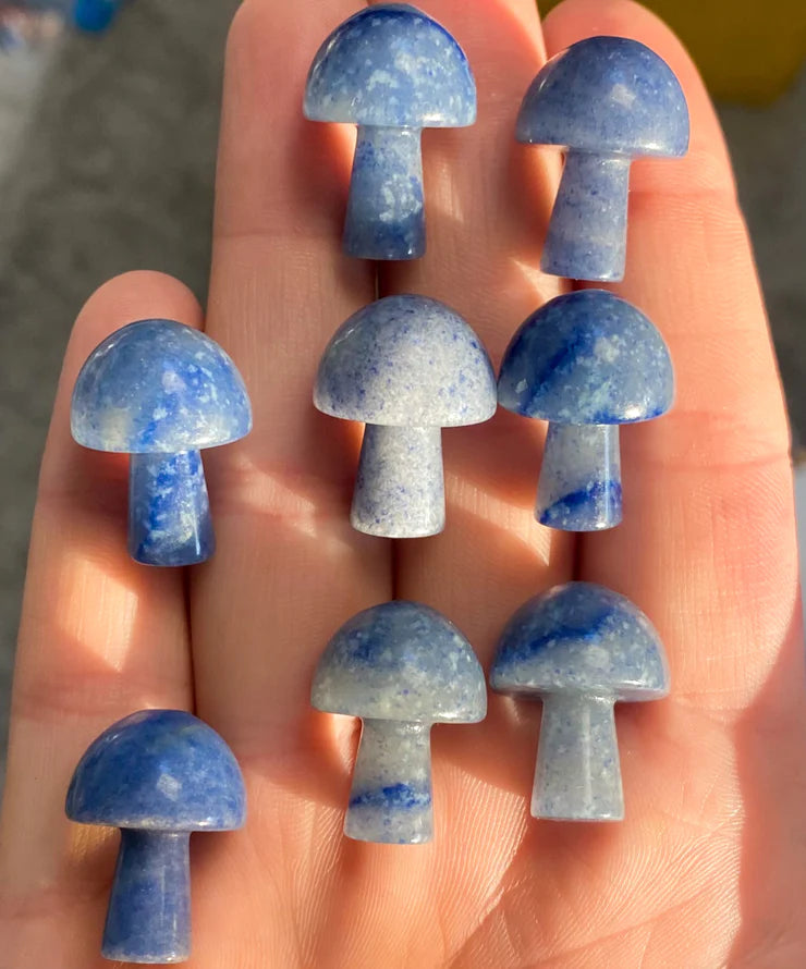 Blue Aventurine Crystal Mushroom