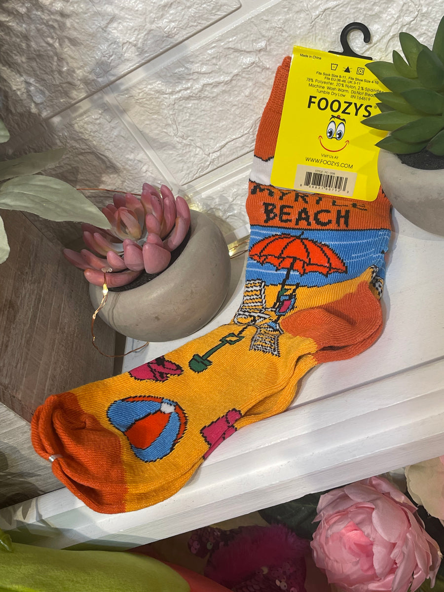 Beach Dream 1 Novelty Socks