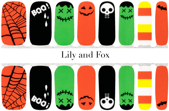 Frankly Candy Corn Halloween Nail Strips